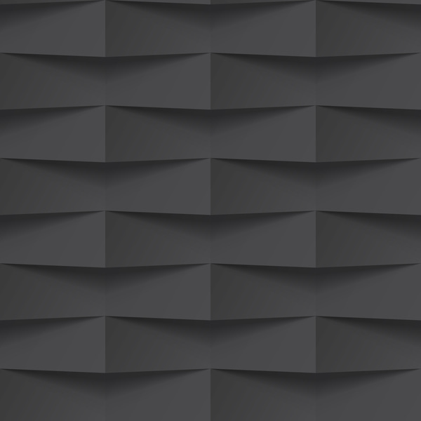 Geometric patterns texture black vector 01