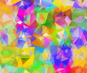 Geometric polygon colorful background vectors 09