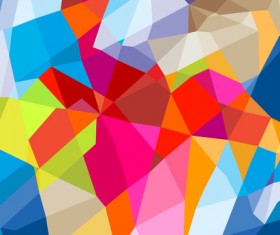 Geometric polygon colorful background vectors 11