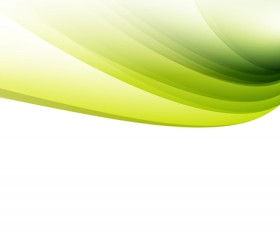 Green wavy lines abstract vectors 02