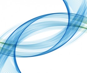 Green with blue abstract lines vector material 01