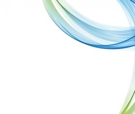 Green with blue abstract lines vector material 02