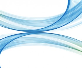 Green with blue abstract lines vector material 03