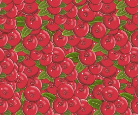 Hawthorn seamless hand drawn vector 01