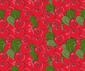 Hawthorn seamless hand drawn vector 02