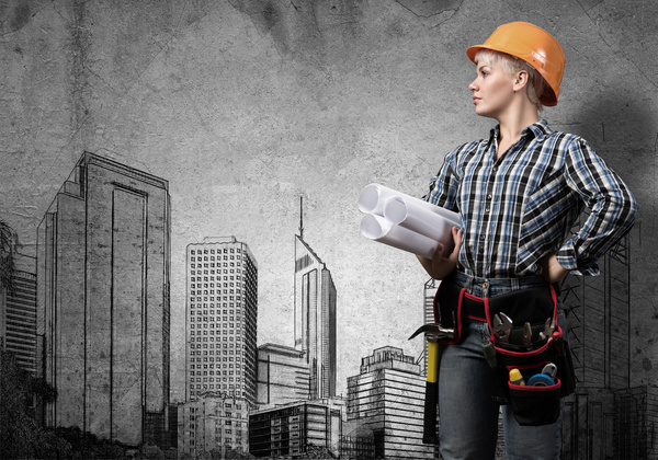 Ideal for female architects Stock Photo 01