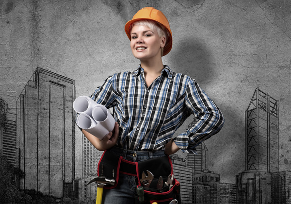 Ideal for female architects Stock Photo 02