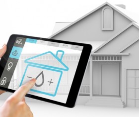 Intelligent home management system Stock Photo 01