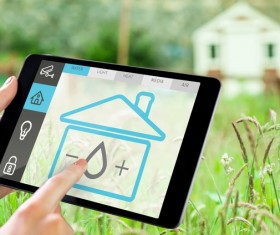 Intelligent home management system Stock Photo 02