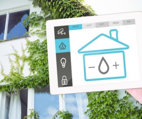 Intelligent home management system Stock Photo 04