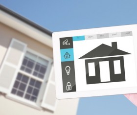 Intelligent home management system Stock Photo 07