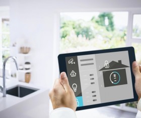 Intelligent home management system Stock Photo 08