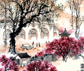 Jujube Orchard Spring Stock Photo