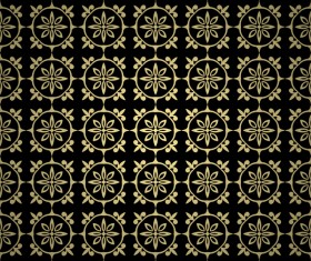 Luxury golden decorative pattern seamless vector 02