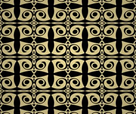Luxury golden decorative pattern seamless vector 14