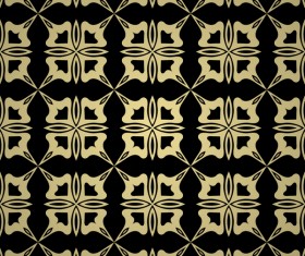 Luxury golden decorative pattern seamless vector 15