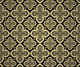 Luxury golden decorative pattern seamless vector 16