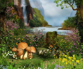 Magic Garden Stock Photo 01