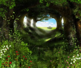 Magic Garden Stock Photo 02