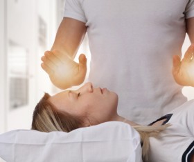 Magical qigong therapy Stock Photo 03