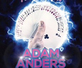 Magician poster psd template