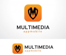 Multimedia logo design vector 01