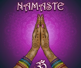 Namaste styles vector material