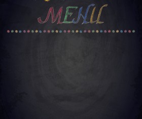 Nenu black chalkboard background vector 03