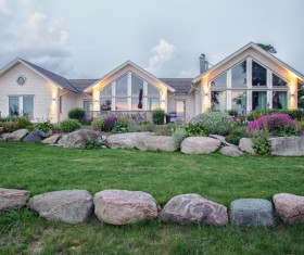 Nice country house Stock Photo