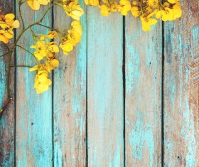 Old wooden background flowers Stock Photo 13