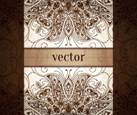 Ornament ethnic pattern with retro background 01