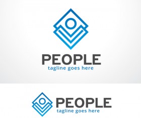 People logo creative design vector