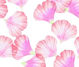 Pink petal seamless pattern vector 02