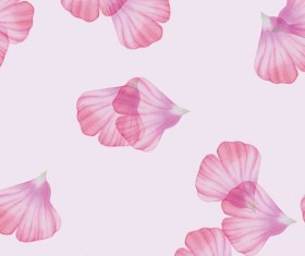 Pink petal seamless pattern vector 03