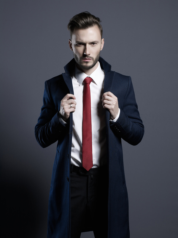 Playing red tie handsome man Stock Photo 01 free download