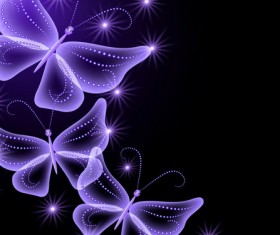 Purple Dream Butterfly Stock Photo