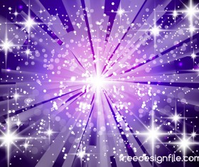Purple light beam background shiny vector 01