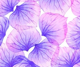 Purple petal seamless pattern vector 01