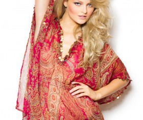 Put a variety of modeling fashion models Stock Photo 08