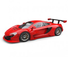 Red sports car HD picture
