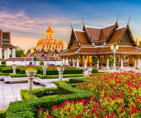 Religious buildings in Asia Stock Photo 01