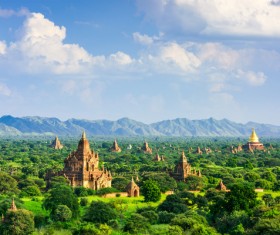 Religious buildings in Asia Stock Photo 05