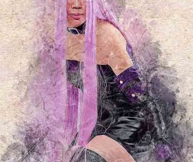 Salted photoshop action