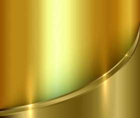 Shining golden metal abstract background vector