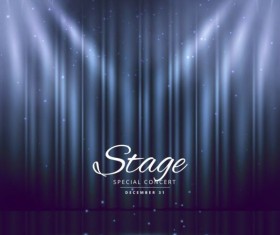 Show lights with special concert background vector 06