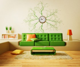 Small fresh home Stock Photo