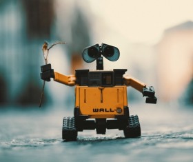 Small robot Stock Photo