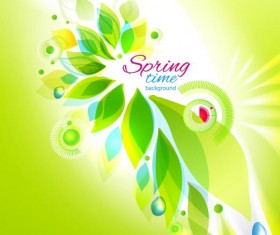 Spring time background abstract vector