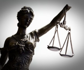 Statue of the goddess of justice Stock Photo 05