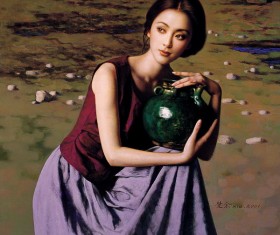 Stock Photo Beauty painting